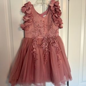 Dusty Rose Party Dress